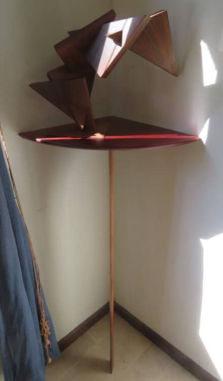 Single Legged Corner Table