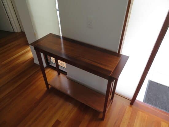 Hall Table with Display Shelf