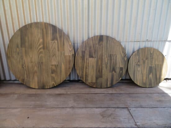 Nested Round Table Tops