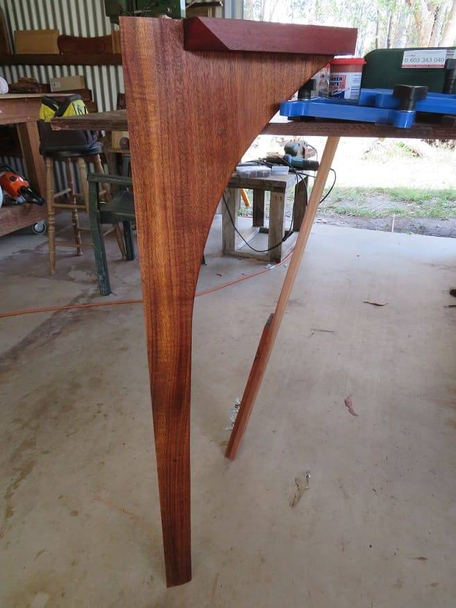 Single Legged Corner Table