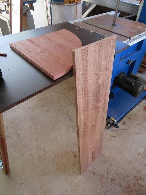 Single Legged Corner Table