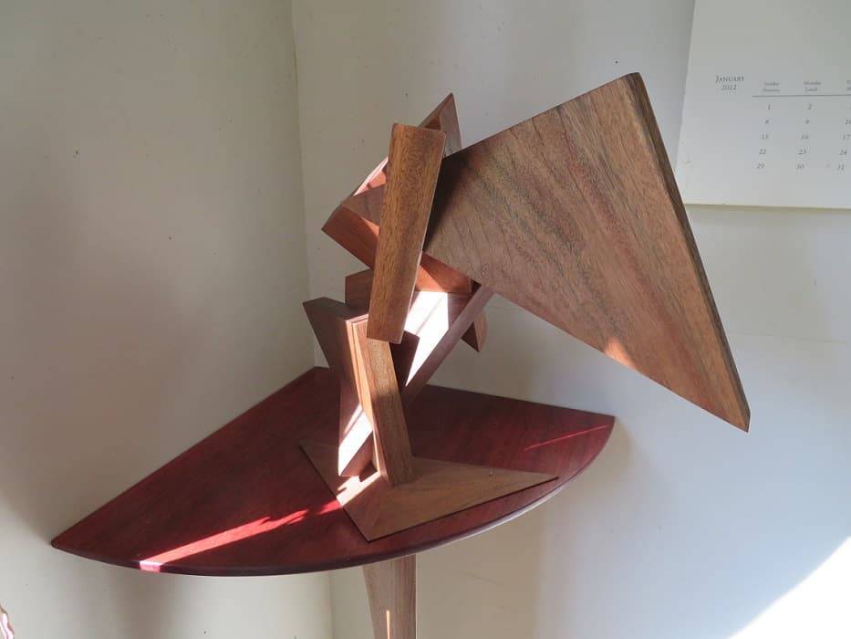 Single Legged Corner Table