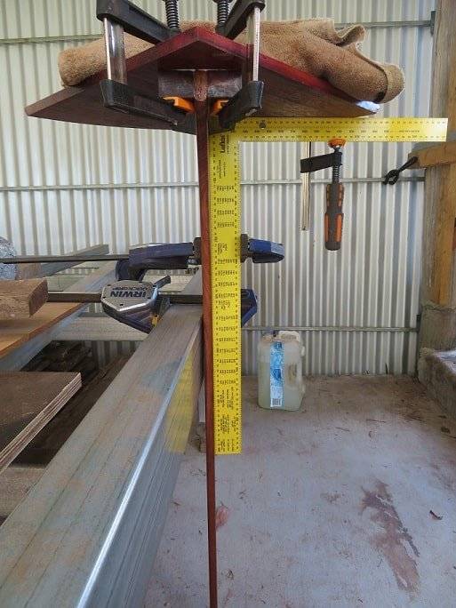 Single Legged Corner Table