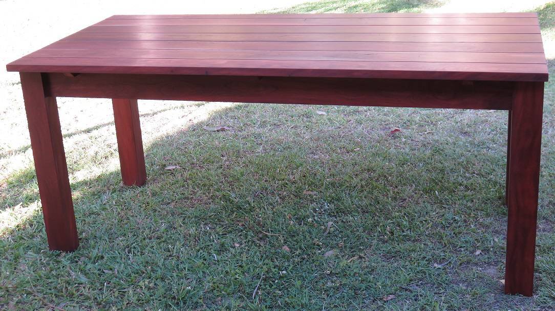 Outdoor dining table