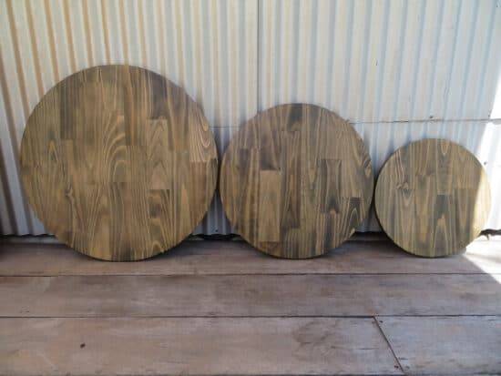 Nested Round Table Tops