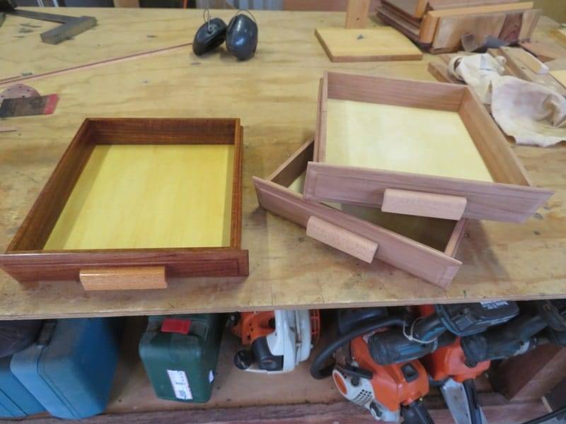 Three Drawer Side Table