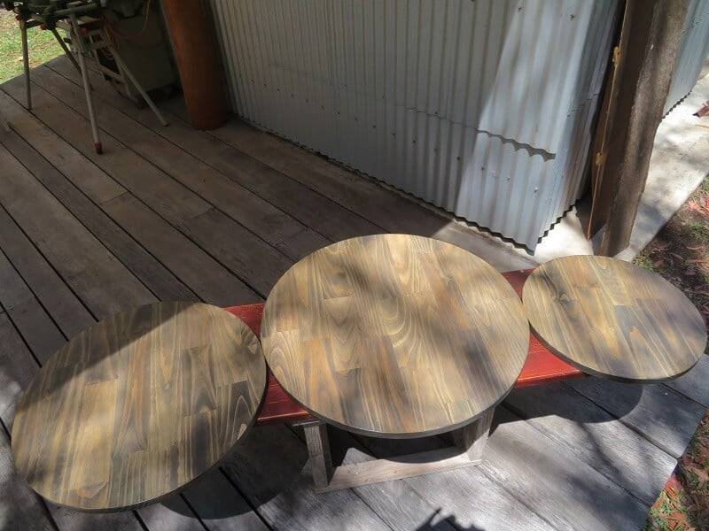 Nested Round Table Tops