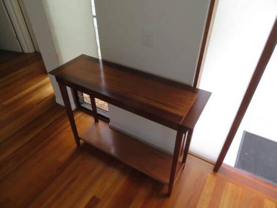 Hall Table with Display Shelf