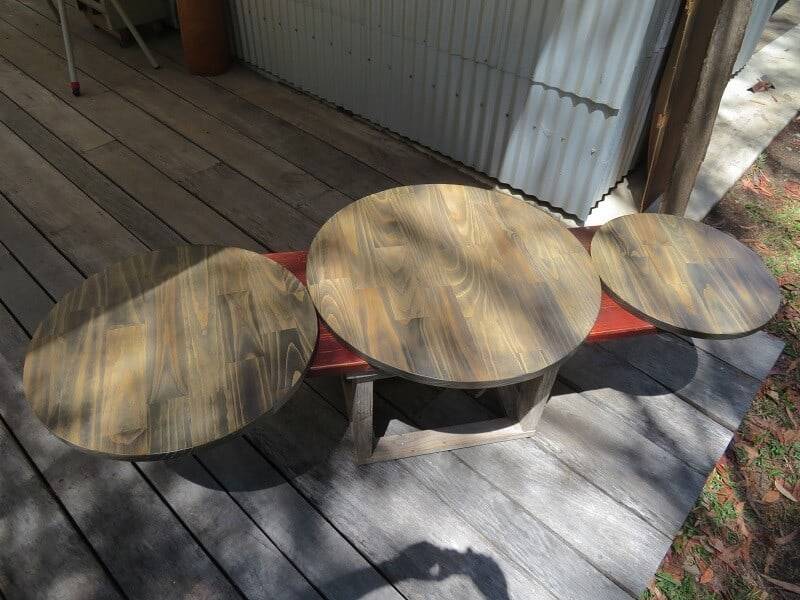 Nested Round Table Tops