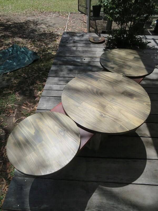 Nested Round Table Tops