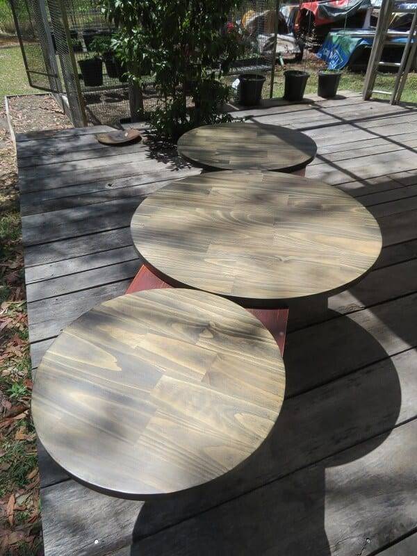 Nested Round Table Tops