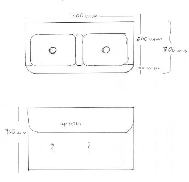 Laundry Basin Cabinet